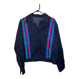 Vintage, Colorful Geometric Jacket Wearable Art